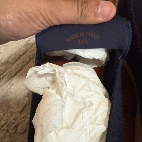 New Loro Piana Blue Loafers 44.5 (Size US 11.5) - Picture 4 of 9